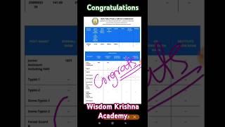 TNPSC GROUP IV 2024 ACHIEVER  Congratulations by Wisdom Krishna Academy [upl. by Reehsab]