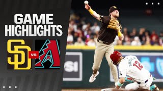 Padres vs Dbacks Game Highlights 92924  MLB Highlights [upl. by Hector]