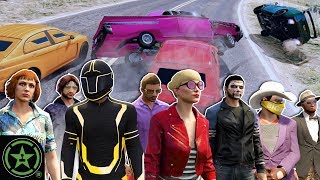 8 Player Offense Defense  GTA V  Lets Play [upl. by Zilvia]