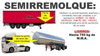 2 Remolques y Semirremolques DIFERENCIAS [upl. by Hedwiga]