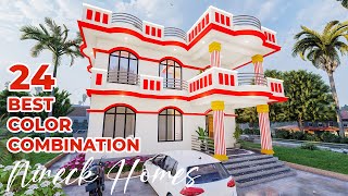 How to select best color combination for your house exterior  Nireck Homes [upl. by Shepherd62]