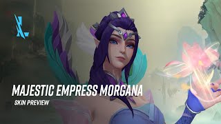 Majestic Empress Morgana Skin Preview  League of Legends Wild Rift [upl. by Wales]