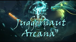 Juggernaut Arcana  Bladeform Legacy with Dragon Sword Fireborn Assault  Dota 2 [upl. by Freud]