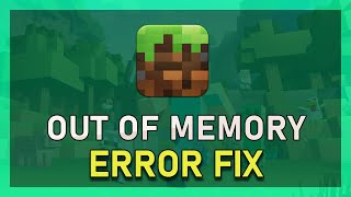 Minecraft  How To Fix Out of Memory Error [upl. by Sasnett]