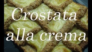 Crostata alla crema  Ricetta Dukan [upl. by Wilie]