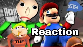 SMG4 If Mario was in Baldis basics reaction Baldi wants to kick ass [upl. by Javler909]