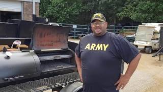 Veterans start a bbq pitmaster catering food business bbq smoker grill trailer cookers sale rentals [upl. by Hsirehc966]