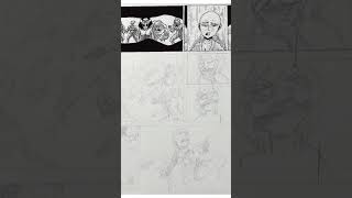 Drawing manga page art anime naruto [upl. by Burton]