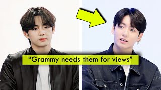 BTS snubbed at the 2024 Grammy Awards Jungkook was criticised and more BTS news [upl. by Hamas]