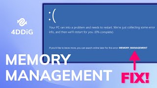 2023 Solved How to Fix Memory Management Blue Screen on Windows 1110 [upl. by Piscatelli]