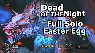 Dead Of The Night Full Solo Easter Egg Speed Run PS4 11350 [upl. by Adnahcal]