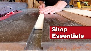 The simplest table saw crosscut sled on YouTube Essential woodworking shop project [upl. by Joseito]