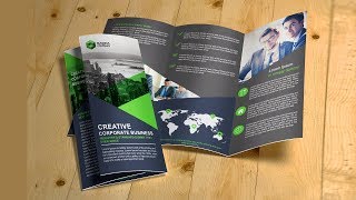 How to Create a Professional Brochure in Photoshop [upl. by Naesad]