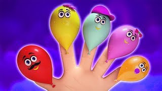 palloncino famiglia dito  canzone per bambini  rima per bambini  Balloon Finger Family [upl. by Ahsenroc]