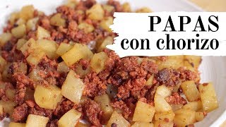 PAPAS CON CHORIZO  ALE DE NAVA [upl. by Rachele]