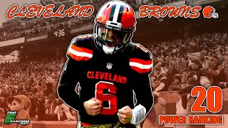 A Deep Dive Into The 2020 Cleveland Browns  Power Ranking 20 [upl. by Hime]