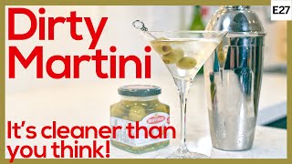 Dirty Martini Recipe with Gin  How to make the perfect Dirty Martini [upl. by Htebesile]