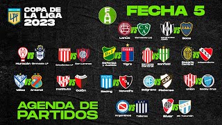 👀 Calendario del Fútbol Argentino Lo que Debes Saber sobre la Próxima Fecha de la Copa de la Liga [upl. by Akem]