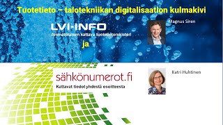 Tuotetieto  talotekniikan kehityksen kulmakivi  Siren  LVIinfo ja Huhtinen  Sähkönumerotfi [upl. by Halverson761]