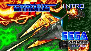 Gradius II  Intro  Sega Genesis arrange [upl. by Dalton]