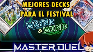 Master Duel Mejores Top Decks Para Ganar el Evento Agua y Viento Festival  YuGiOh TeamSetoX [upl. by Ru]