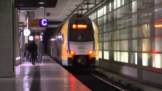 Züge im Bahnhof Berlin Potsdamer Platz 1080p [upl. by Marvin]