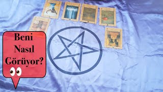 Beni Nasıl Görüyor❓🪞 aklımdaki kişi tarot 💕 [upl. by Doscher]