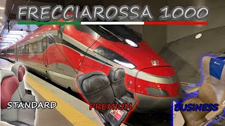 Trenitalia Frecciarossa 1000 in Standard  Premium  Business  The best train in Italy [upl. by Chuch]