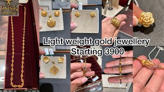 1gm starts💥Tanishq gold jewellery designs with pricependantsetNecklaceearringTanishq jewellery [upl. by Oni]