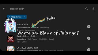 Where did Blade of Pillar go How to get Blade of Pillar Android [upl. by Aiset720]