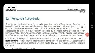 Manual do recenseador ibge 2022  Aula 13 [upl. by Ahsie]