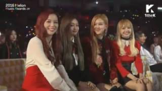 BTS amp Blackpink watching each others performance [upl. by Htederem]