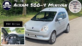 Aixam 5004 Minivan 2005 POV Drive Highspeed Walkaround [upl. by Lothario]