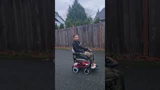 learning to use an electronic wheelchair ♿️ 🦼 [upl. by Mile788]