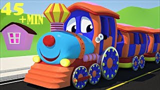 WHEELS ON THE TRAIN GO ROUND AND ROUND NURSERY RHYME PLUS MANY MORE KIDS SONGS FROM SMARTBABYSONGS [upl. by Eislek979]