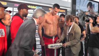 Klitschko Pianeta Wiegen  Weight in [upl. by Hilary]