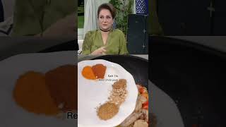 😲Bushra Ansari k father ne pakwaya karely mein chiken  chicken Karela recipeshorts​ youtubeshorts [upl. by Irahs959]