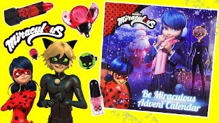 Miraculous Ladybug amp Cat Noir Advent Calendar with 24 Days of Beauty Surprises [upl. by Towers]