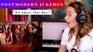 Postmodern Jukebox quotAll About That Bassquot REACTION amp ANALYSIS by Vocal Coach  Opera Singer [upl. by Templeton639]