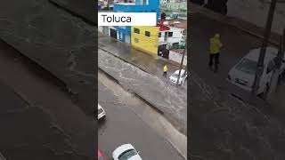 Así las inundaciones y deslaves en Edomex [upl. by Quince]