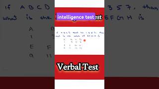 intelligent test  Verbal Test  Maths Test  Maths short  IQ test  intelligence test  Maths [upl. by Tnemelc]