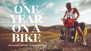 BOOK ONE YEAR ON A BIKE Kickstarter video [upl. by Screens]