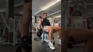 How To Incline Dumbbell Hammer Curl  Form Tutorial [upl. by Nolita910]