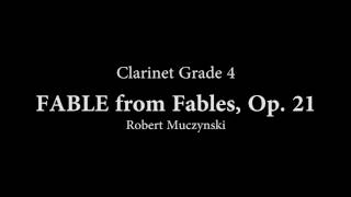 FABLE from Fables Op 21 for clarinet and piano [upl. by Natanhoj7]