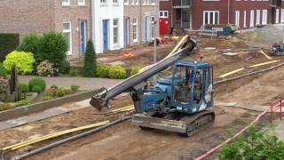 Oostflank Wijchen deel 128  bronbemaling aanbrengen langs de Oosterweg [upl. by Gabriella415]