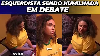 Esquerdista destruida em debate [upl. by Anada]