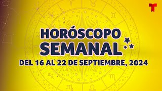 Horóscopo Semanal 16 al 22 de septiembre del 2024 con eclipse lunar parcial en Piscis  Telemundo [upl. by Rebe]