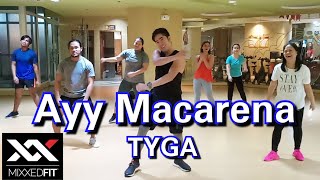 AYY MACARENA Clean   TYGA  MIXXEDFIT®  Dance Workout [upl. by Tessa]