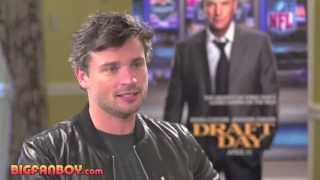 Tom Welling interview talking DRAFT DAY doing 10 years of SMALLVILLE and more [upl. by Skilken]