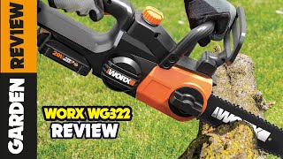 🏕️ WORX WG322 20V Power Share 10quot Cordless Chainsaw Review [upl. by Recor]